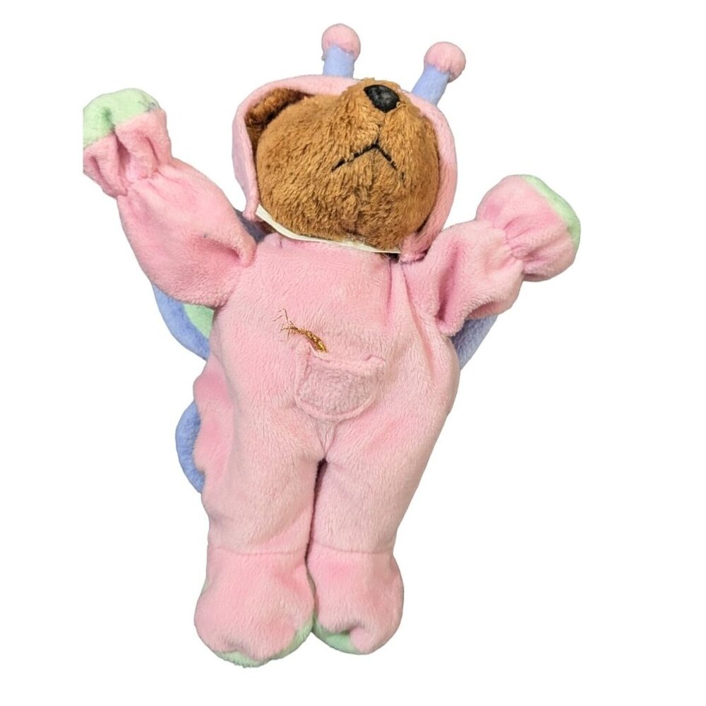 GAC Bloom Teddy Bear Plush Butterflies‎ Costume Toy 9” s stuffed animal